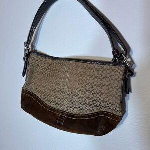 Coach Brown and Tan Women's Bag